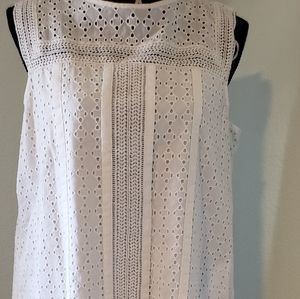GAP White Eyelet Lace